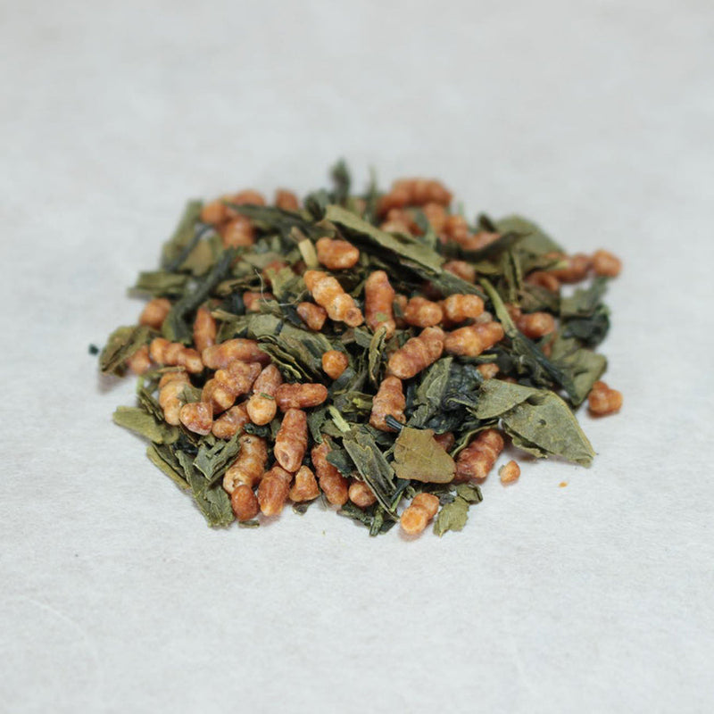 Blown rice tea